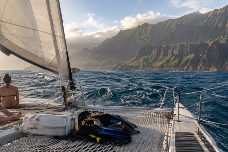 Sail From Port Allen, Two Meals